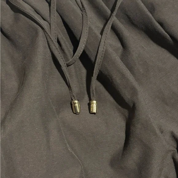 NWT Zara Bow Detail Brown Barrel Pants Sz S - Picture 5 of 12